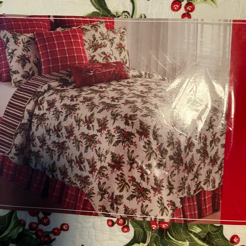 Christmas winter berries duvet - Picture 5 of 5